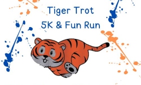  clip art of a tiger running